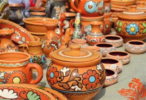 Lots Of Handmade Clay Pots — Stock Photo © Mariakarabella 51999723