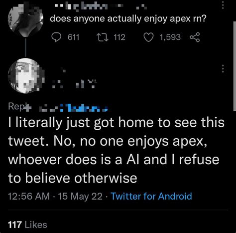 I Dont Enjoi Ape Sex Which Meanz Everi Who Doez Is Stoopid R Apexcirclejerk