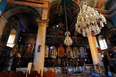 Saint Tryphon Orthodox Church - Vitina, Greece Editorial Stock Image - Image of religion, saint ...