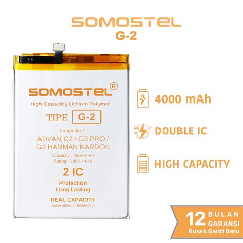 Jual Somostel Advan G2 G3 Pro 2020 G3 Harman Cardon 6001 Batre