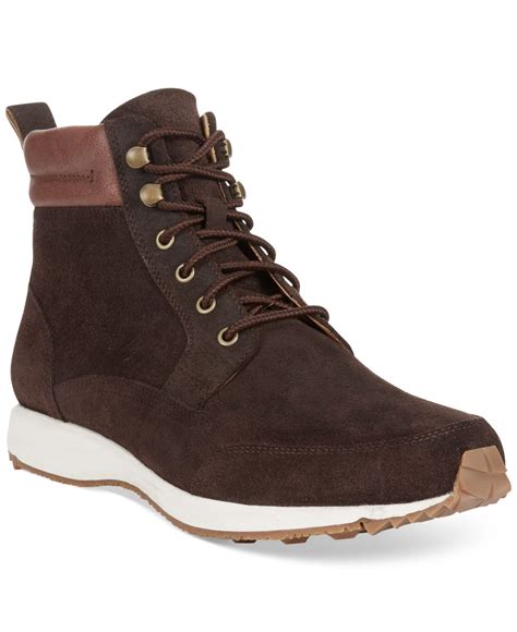 Cole haan Branson Sneaker Boots in Brown for Men | Lyst