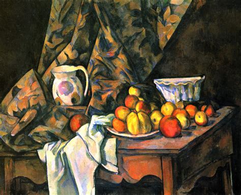 Still Life With Flower Holder Paul Cezanne