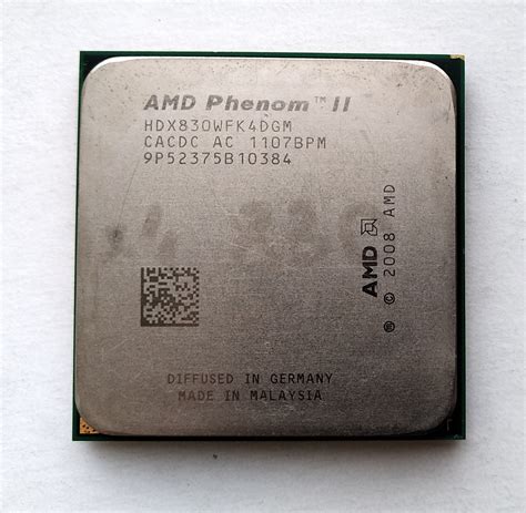 Amd Phenom Ii X Ghz Sam Tray W Hdx Wfk Dgm