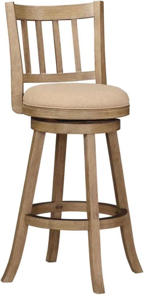 Ball Cast Swivel Pub Height Barstool 29 Inch Seat Height Cherry