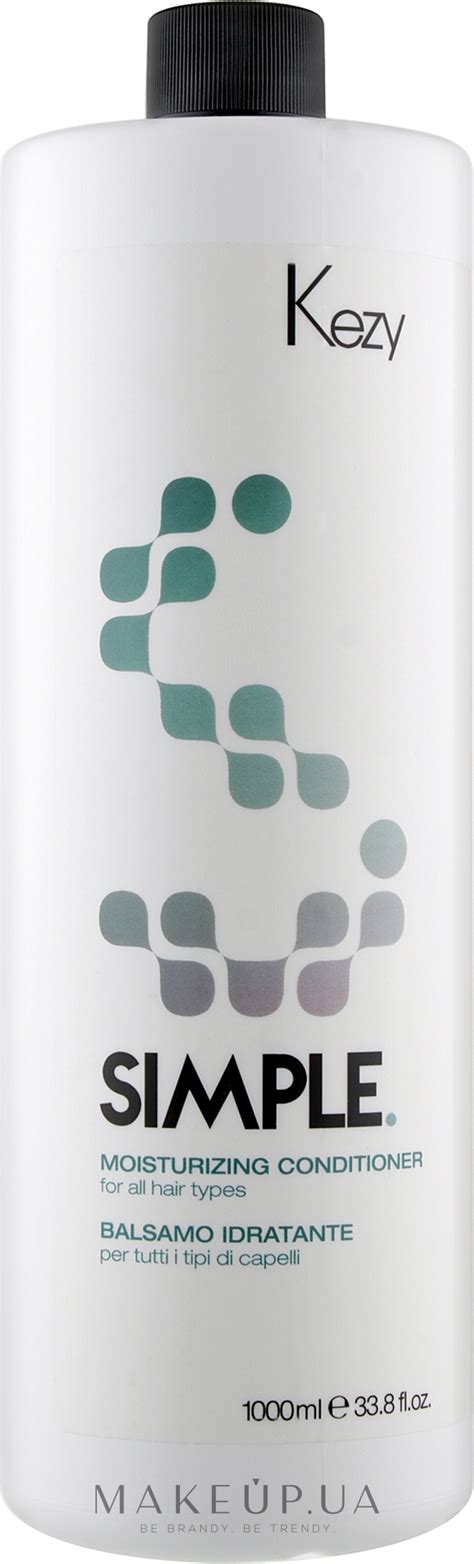 Kezy Simple Moisturizing Conditioner - Увлажняющий бальзам для волос ...