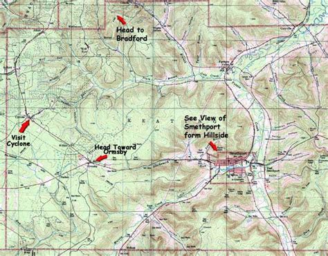 Keating Township USGS Map