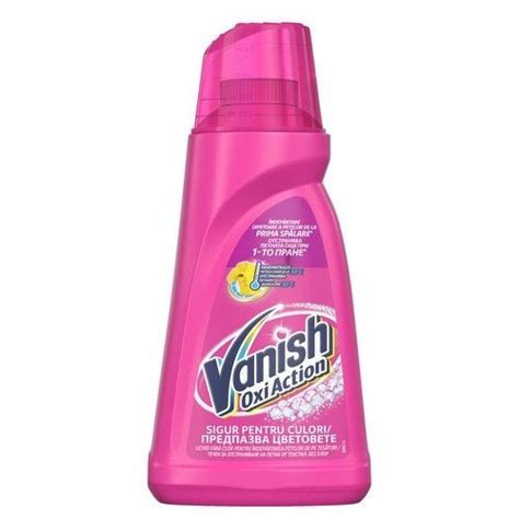 Solutie Pentru Indepartarea Petelor Oxi Action Vanish Pink 1l