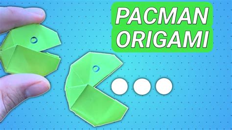 How To Make Origami Pacman Toy Easy Youtube