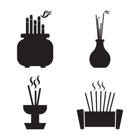 Incense Icon Vector Vector Art At Vecteezy