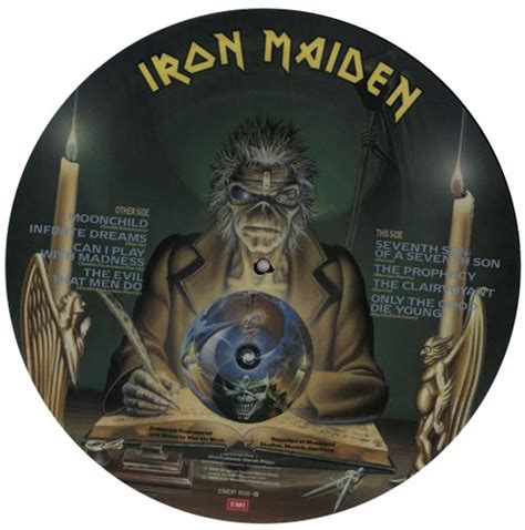 Iron Maiden Seventh Son Of A Seventh Son Uk Picture Disc Lp Vinyl