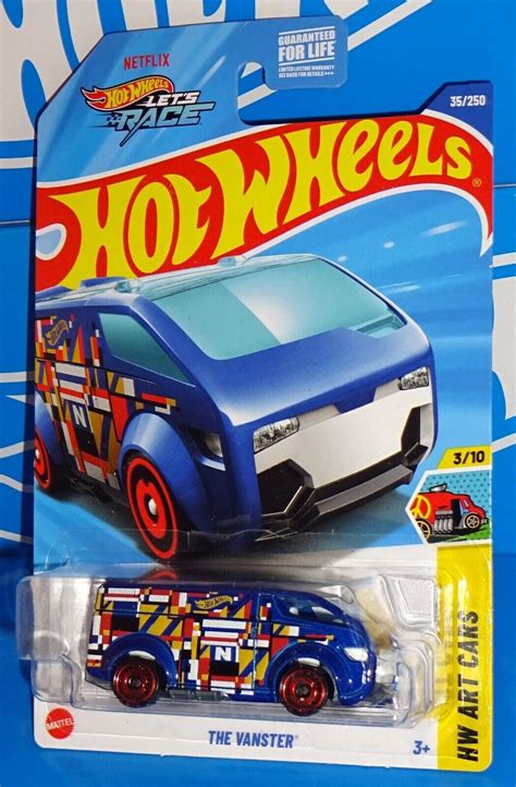 Hot Wheels 2025 HW Art Cars Series 35 The Vanster Blue W AEROs Contemporary Manufacture
