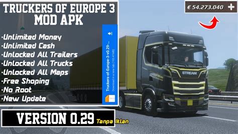 Truckers Of Europe 3 Mod Apk New 2022 V0.29 - Unlimited Money ...