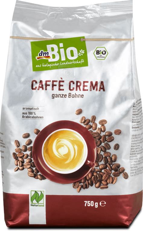 dmBio Caffè Crema Ganze Bohne 750 g dm at