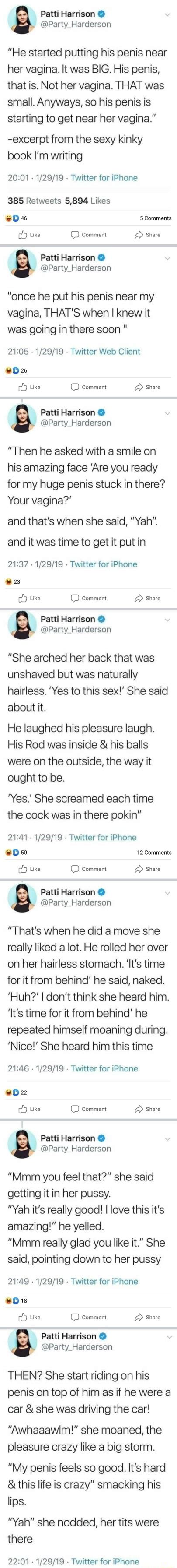 Patti Harrison He Started Putting His Penis Near Her Vagina It Was BIG His Penis That Is