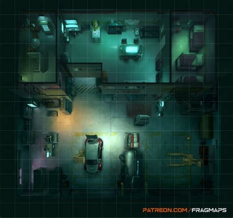 Auto Shop Garage Base Series Part 2 Frag Maps On Patreon In 2023