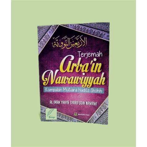 Jual Kitab Terjemah Arbain Nawawiyah Terjemah Arbain Nawaiyyah