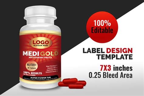 Medicine Label Template Design (2144719)