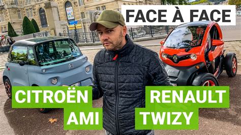 Citro N Ami Vs Renault Twizy Le Match Des Voitures Lectriques Sans