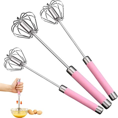 Amazon Egg Whisk Pcs Stainless Steel Semi Automatic Whisk