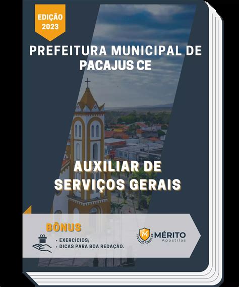 Apostila Auxiliar De Servi Os Gerais Prefeitura Municipal Pacajus Ce