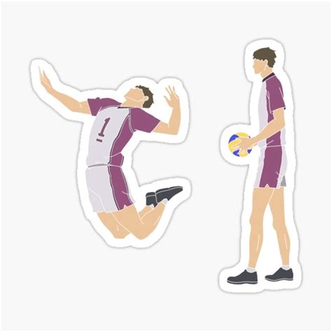 Ushijima Wakatoshi Haikyuu Jump Serve Sticker For Sale By