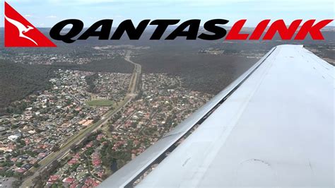 Canberra Australia Landing Qantaslink Boeing 717 Youtube