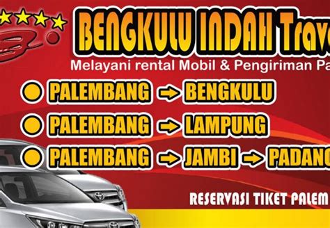 Travel Palembang Bengkulu Hiace Ongkos Harga K