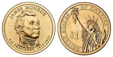 Presidential Dollar Coins - $1 Golden Presidents Coins