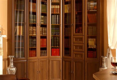 Книжный шкаф со стеклянными дверцами МАРРАКЕШ купить в интернет ...