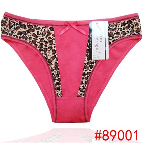 Aliexpress Buy Promotion Leopard Cotton Bikini Brief Lady Panties Stretch Women