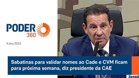 Sabatinas para validar nomes ao Cade e CVM ficam para próxima semana