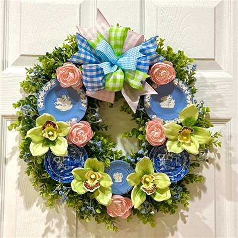 Chinoiserie Wreath Etsy