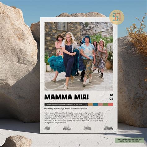 Mamma Mia Poster Etsy