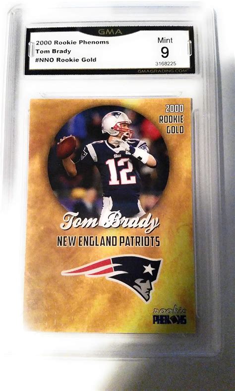 Amazon Tom Brady Rookie Phenoms Gold St Graded Rookie Card