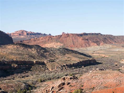 Wanderung Zum Delicate Arch Im Arches Nationalpark Zu Sonnenaufgang