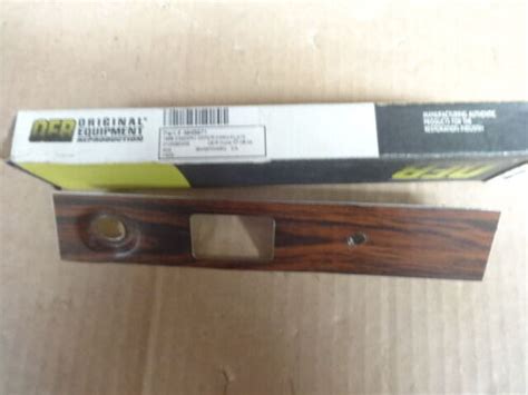 1969 Camaro Woodgrain Wiper Switch Dash Plate Walnut Oer 3945971 Ebay