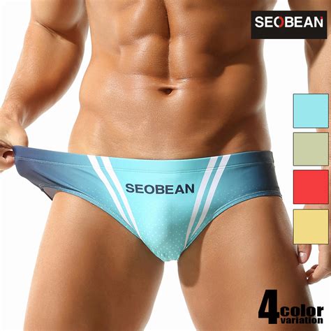 楽天市場SEOBEAN セビン Gradient Color Swim Bikini グラデーション スイムウェア ビキニブリーフ型 メンズ水着 海水パンツ 海パン 男性水着