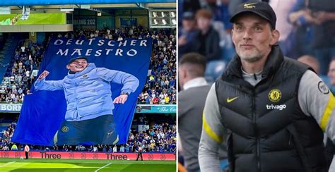 Thomas Tuchel Reacting To His Chelsea Banner Goes Viral After Sacking