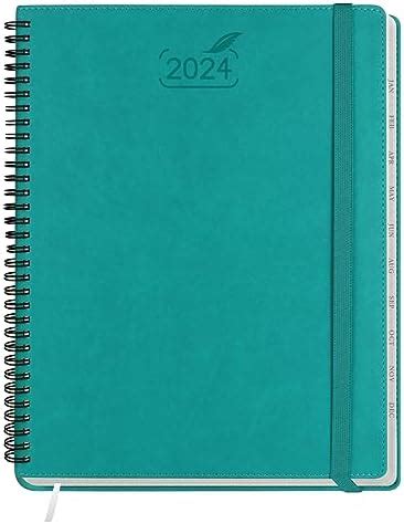 Bezend Agenda A Couverture Souple En Cuir Pu Turquoise Agenda