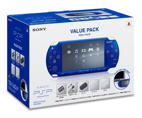 Buy Psp Slim And Lite Metallic Blue Value Pack Pspj 20003 Used Good