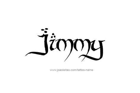 Jimmy Name Tattoo Designs