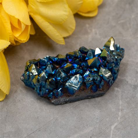 Blue Colalt Titanium Quartz 2 The Crystal Council