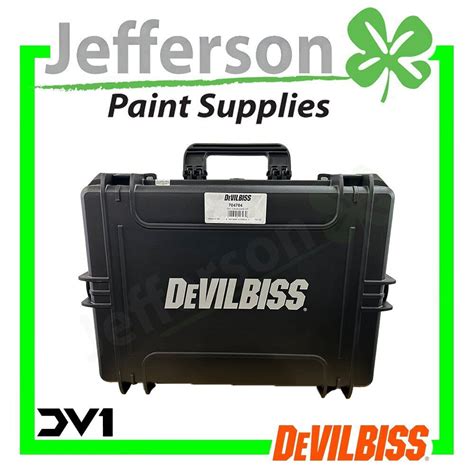 Devilbiss DV1 Ultimate 3 Spray Gun Case Kit Base Clear Touch Up