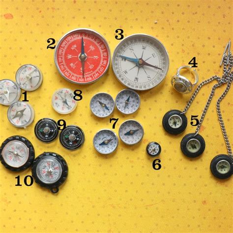 Vintage Compass Etsy