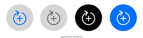 Restore Image Icon Archive Stories Symbol Stock Vector Royalty Free