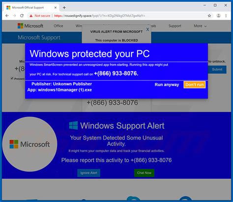 Windows Protected Your Pc Pop Up Scam Removal And Recovery Steps