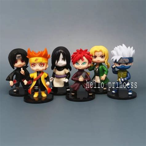 Jual Naruto Figure Set Mainan Pajangan Miniatur Hiasan Topper Di