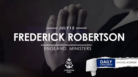 Frederick Robertson England Minister 365 Christian Men