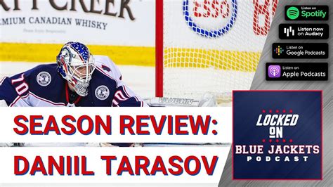 Columbus Blue Jackets Season Review Daniil Tarasov Youtube