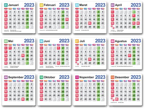 Kalender 2023 Beserta Hari Libur Hinh Anh Png Vector Va Cac Tap Tin Psd